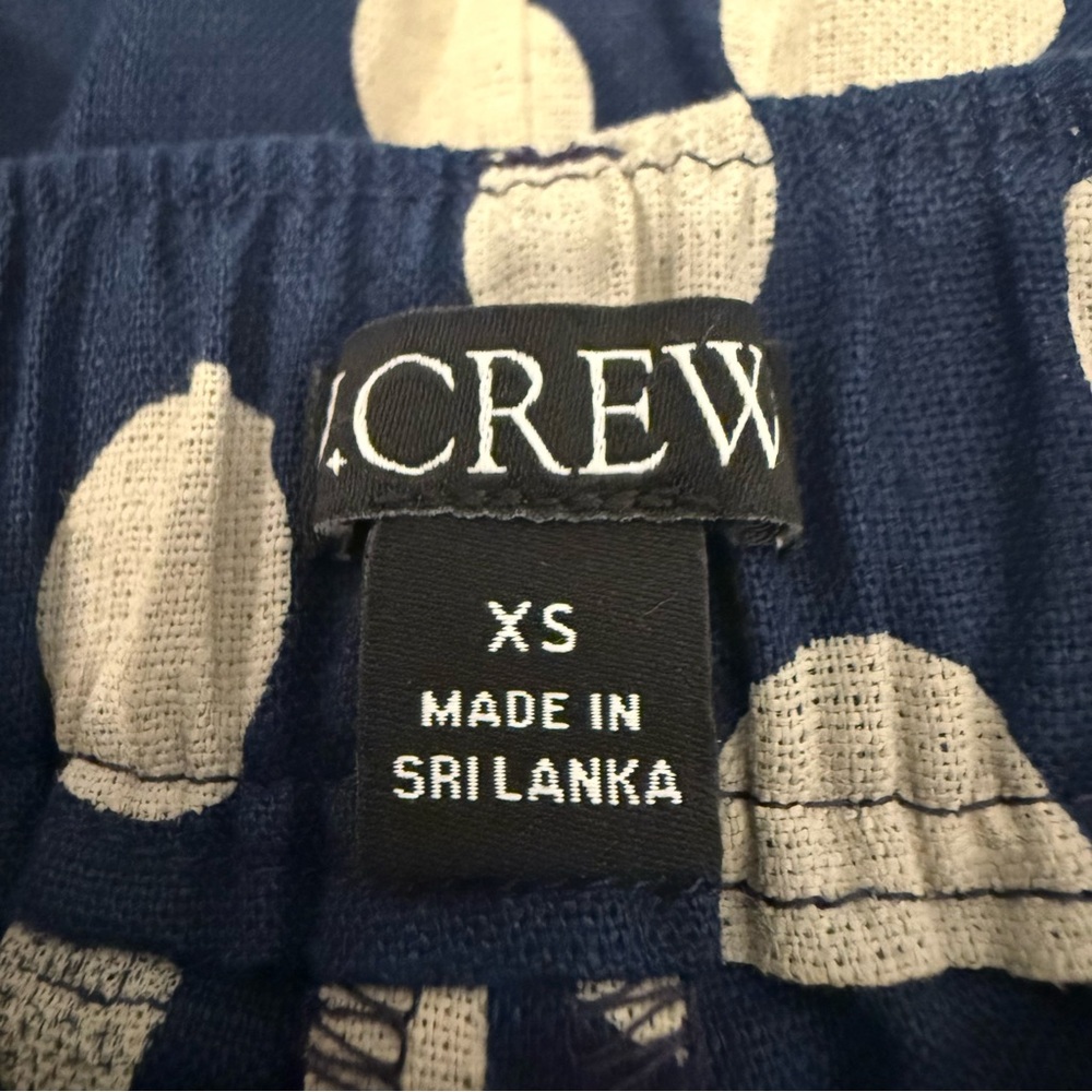 J. Crew Harbor pant in dot linen - Picture 7 of 8